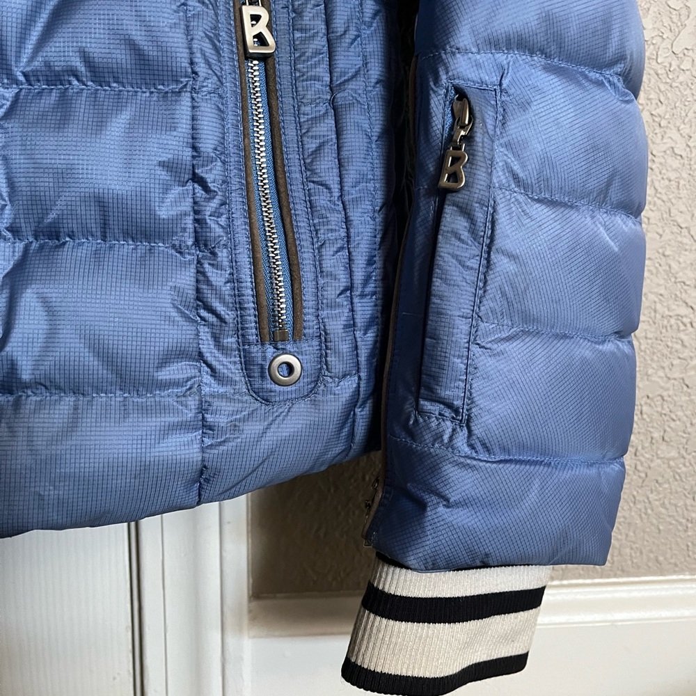 Bogner Ski Jacket Metallic Blue - Picture 3 of 16